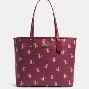 RARE Coach tote party cats